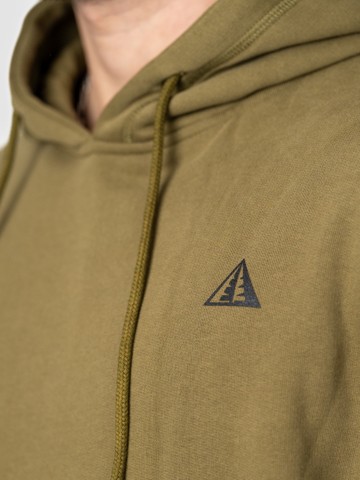 POLERON HOODIE DOUBLE HP OLIVE - Imagen 4