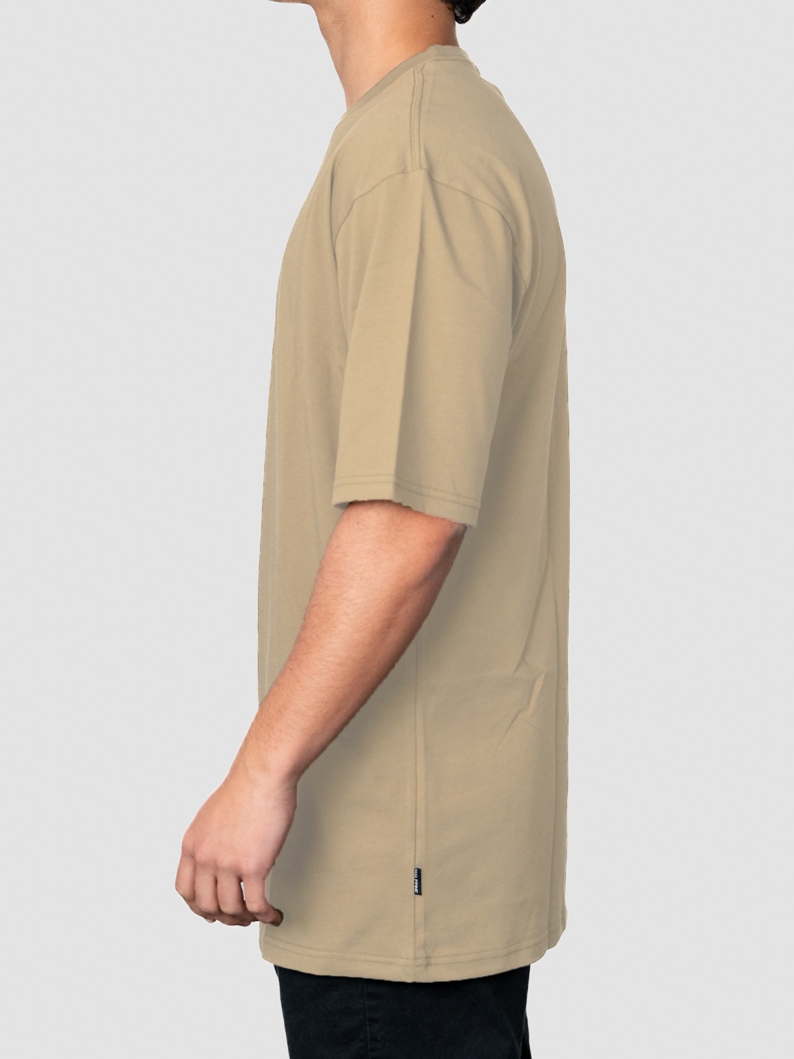 POLERA T-SHIRT PATHLOG BEIGE - Imagen 3
