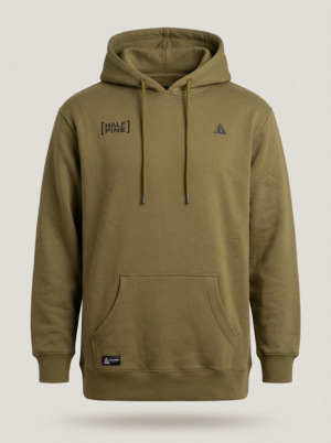 POLERON HOODIE DOUBLE HP OLIVE - foto sin modelo