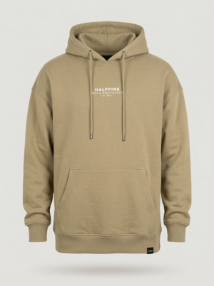 POLERON HOODIE EVERYBUDDY BEIGE - foto sin modelo