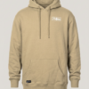 POLERON HOODIE WORLDWIDE BEIGE - foto sin modelo