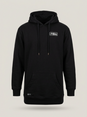 POLERON HOODIE WORLDWIDE BLACK - foto sin modelo